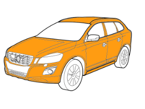 полная покраска volvo xc60